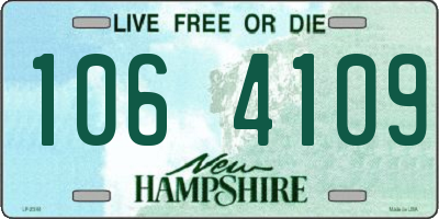 NH license plate 1064109