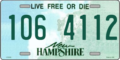NH license plate 1064112