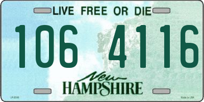 NH license plate 1064116