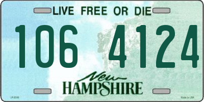 NH license plate 1064124
