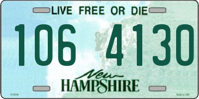 NH license plate 1064130