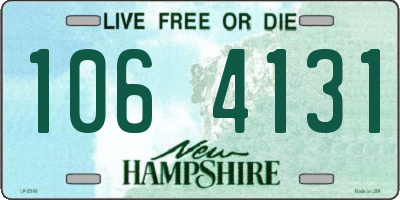 NH license plate 1064131
