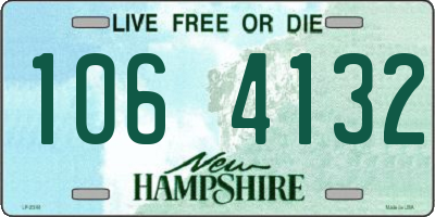 NH license plate 1064132