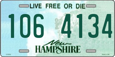 NH license plate 1064134