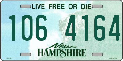 NH license plate 1064164
