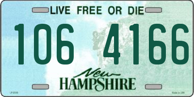 NH license plate 1064166