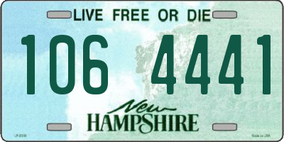 NH license plate 1064441