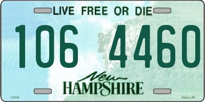 NH license plate 1064460