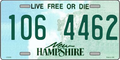 NH license plate 1064462