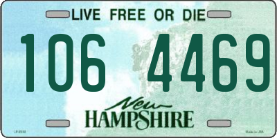 NH license plate 1064469