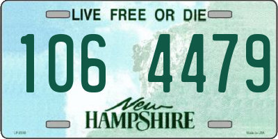 NH license plate 1064479