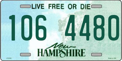 NH license plate 1064480