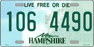 NH license plate 1064490