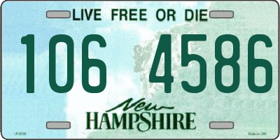 NH license plate 1064586