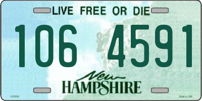NH license plate 1064591