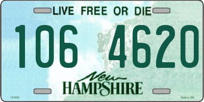 NH license plate 1064620
