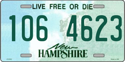 NH license plate 1064623