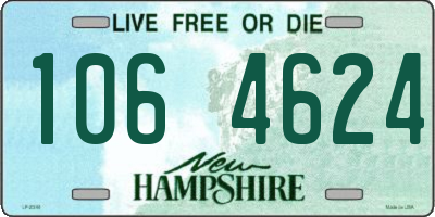 NH license plate 1064624