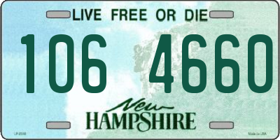 NH license plate 1064660