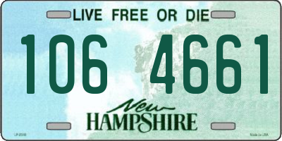 NH license plate 1064661