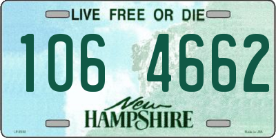 NH license plate 1064662