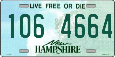 NH license plate 1064664
