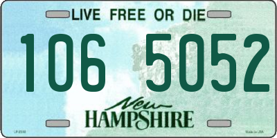 NH license plate 1065052