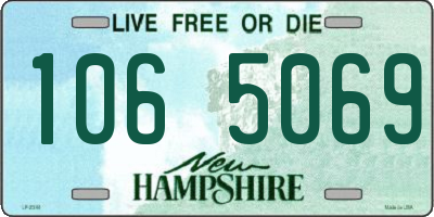 NH license plate 1065069
