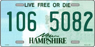 NH license plate 1065082