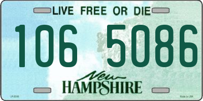 NH license plate 1065086