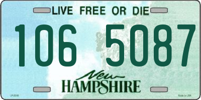 NH license plate 1065087
