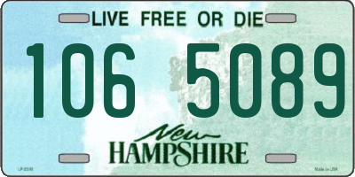 NH license plate 1065089