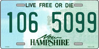 NH license plate 1065099