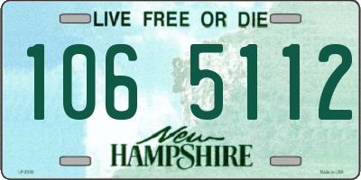 NH license plate 1065112