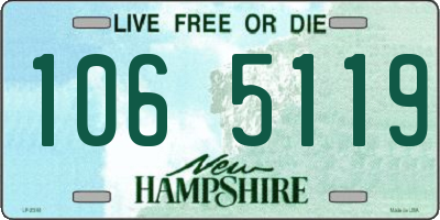 NH license plate 1065119