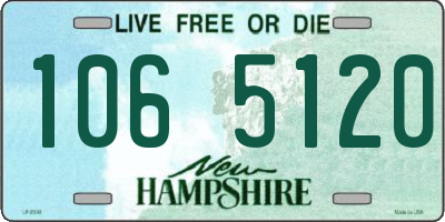 NH license plate 1065120