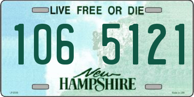NH license plate 1065121