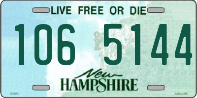 NH license plate 1065144