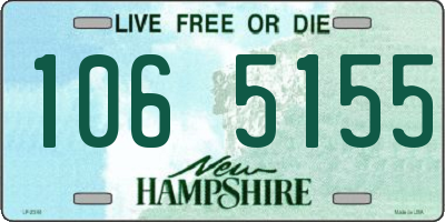 NH license plate 1065155