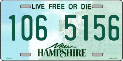 NH license plate 1065156