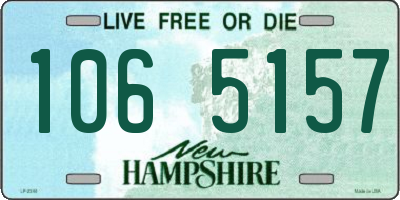 NH license plate 1065157