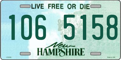 NH license plate 1065158