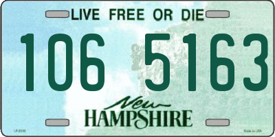NH license plate 1065163