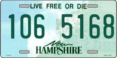 NH license plate 1065168