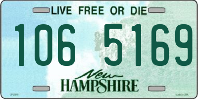 NH license plate 1065169