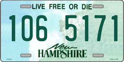 NH license plate 1065171