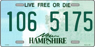NH license plate 1065175