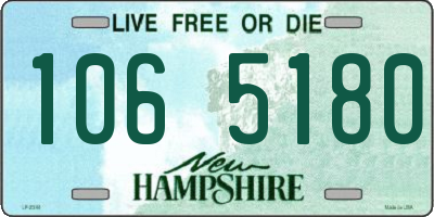 NH license plate 1065180