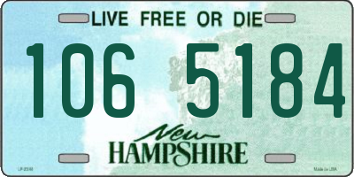 NH license plate 1065184