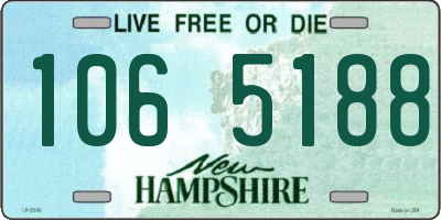 NH license plate 1065188